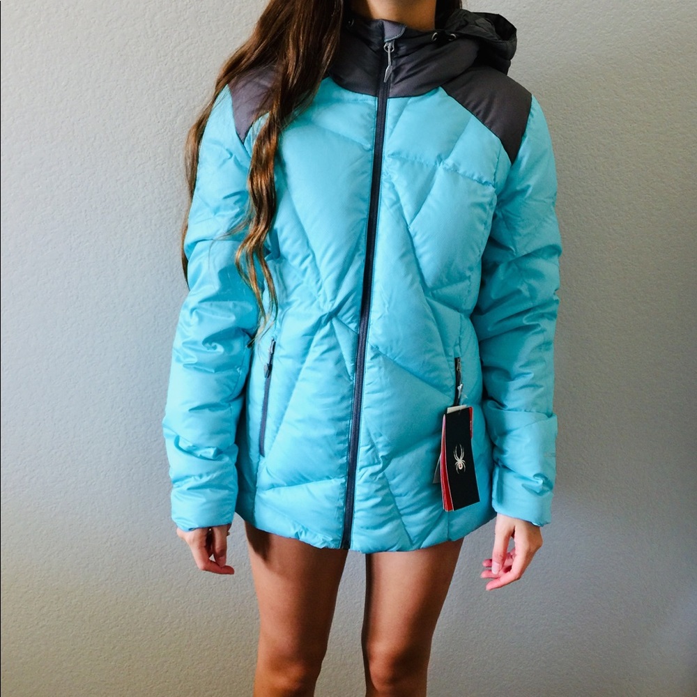 New Spyder Bernese Hooded down jacket
